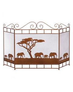 WILD SAVANNAH FIREPLACE SCREEN